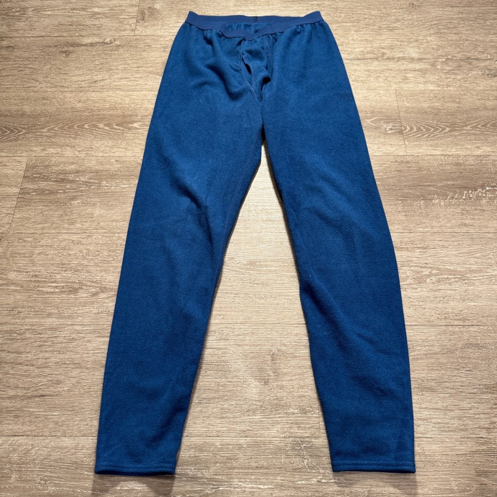 Patagonia Pants Men L Blue Polyester Capilene Fleece Thermal Gorpcore Outdoor